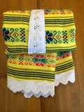 SWEET & EMBROIDERED NURSING COVER-YELLOW