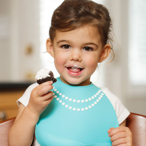 'BREAKFAST AT MOMS' BABY BIB