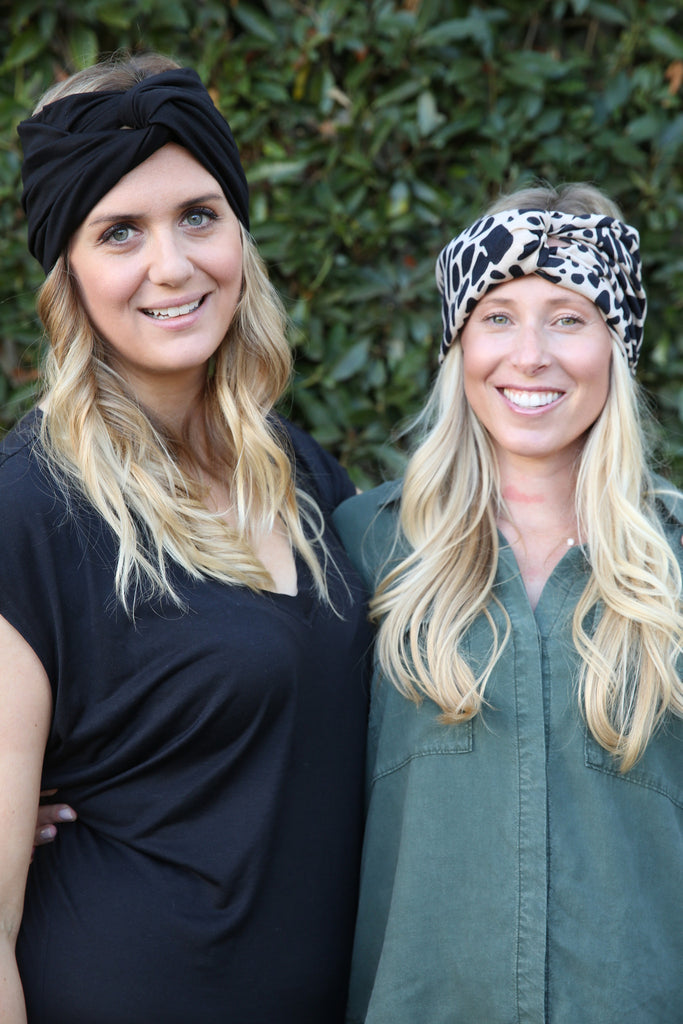 BLACK WIDE TURBAN