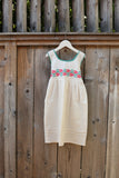STITCHED EMBROIDERED DRESS PINK AGE 4-7