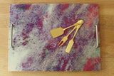 PURPLE PASTEL SERVING TRAY